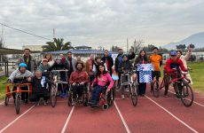 EL COPACHI JUNTO A SENADIS ENTREGAN IMPLEMENTACIÓN DEPORTIVA AL FRAME RUNNING EN LA FLORIDA